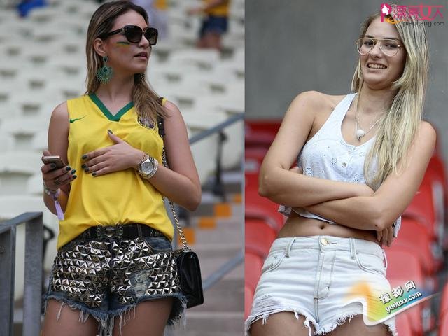 世界杯热裤唱主角 性感美腿秀起来