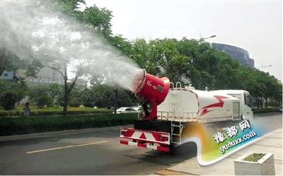 “治霾神器”现身郑州街头 60米射程价格25万元