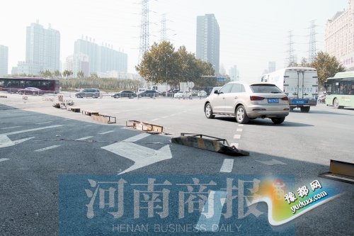  郑州航海路中州大道路口 通车时间仍无期