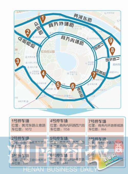  郑东CBD内环停车位将取消 违法停车罚款扣3分