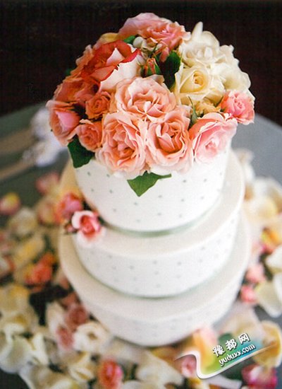 创意婚礼蛋糕设计 婚礼上不可少的甜蜜元素