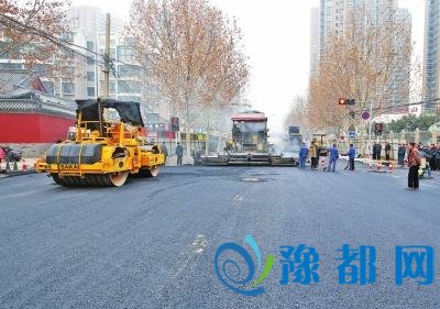 郑州天明路大修一期工程将完工 月底前撤围挡