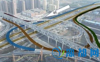 郑州陇海路高架至中州大道立交南匝道正式开通