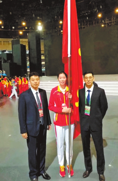 全运会河南团旗手朱婷：大冠军杯力争冠军
