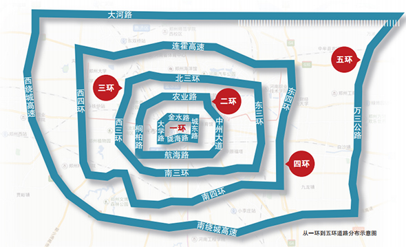 【治国理政新实践·河南篇】郑州东三环、东五环先后通车 来看看一到五环都啥样