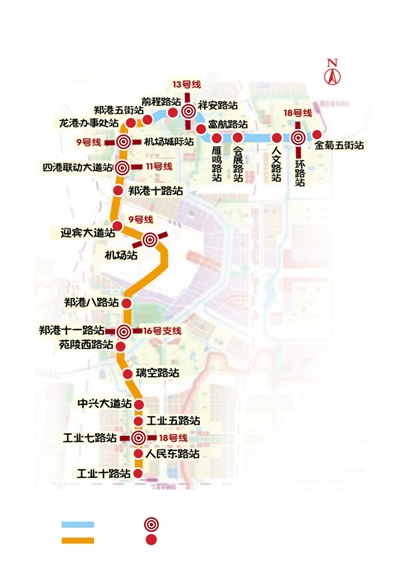 郑州地铁17号线筹建：纵贯航空港 将来连通许昌