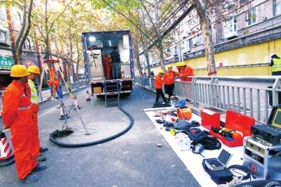 郑州维修地下管道首次不挖沟 市区9个路段试点新技术