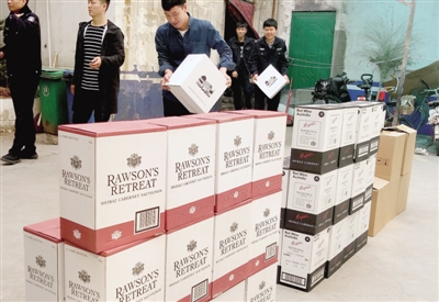 郑州警方破获特大假红酒案 涉案价值1800余万元