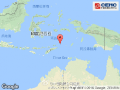 印尼班达海附近发生6.8级左右地震