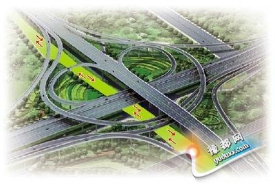 郑州陇海路107辅道立交 快车道有望6月底完工